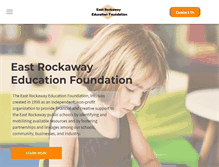 Tablet Screenshot of eastrockawayedfoundation.org